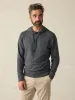 Sunwashed Midweight Organic Hoodie - Graphite sold by Faherty