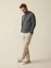 Sunwashed Midweight Organic Hoodie - Graphite sold by Faherty
