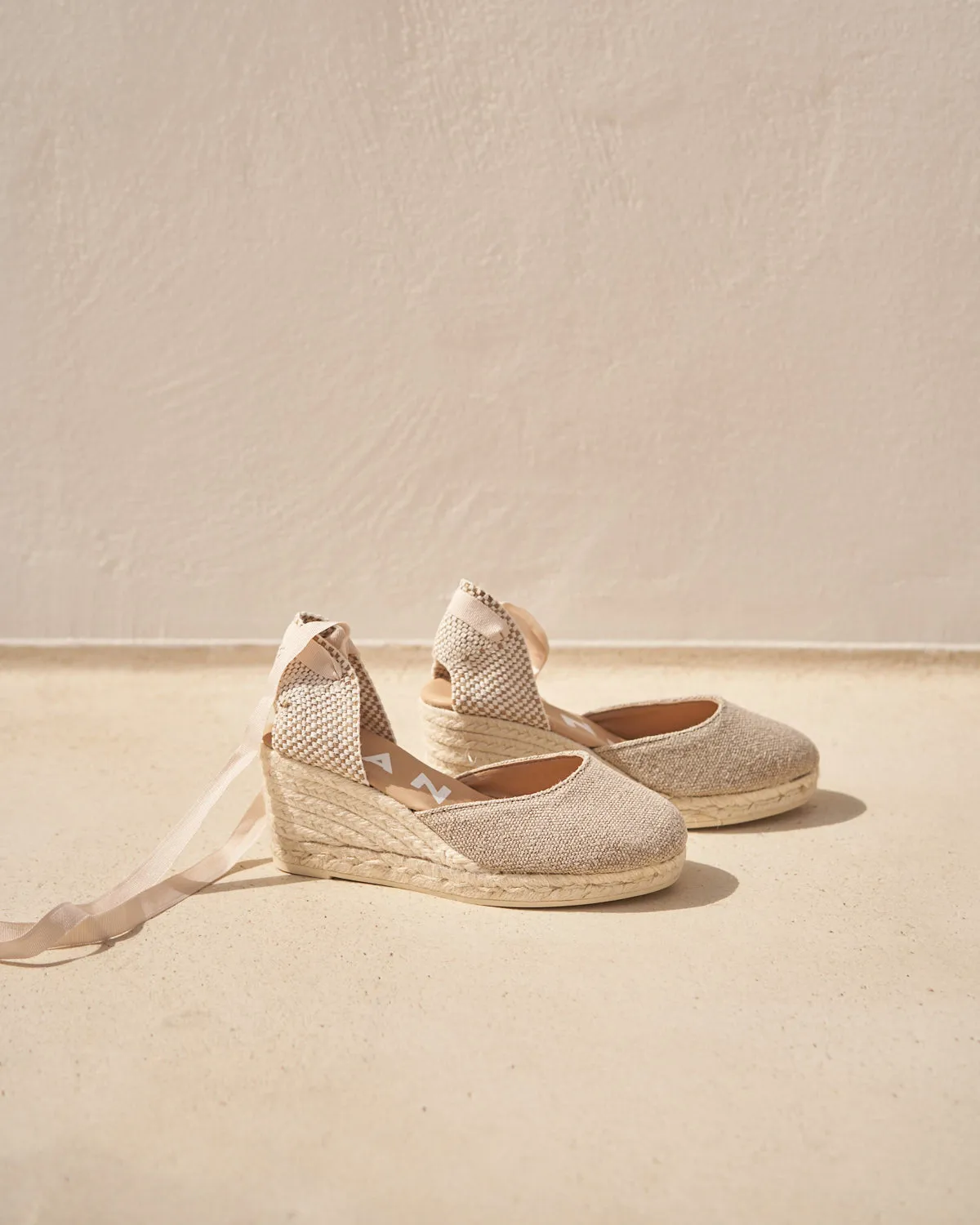 Manebi Low Wedge Espadrille - Natural sold by Faherty product image thumbnail 3