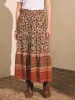 Harlow Skirt - Umber Folly Floral sold by Faherty