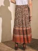 Harlow Skirt - Umber Folly Floral sold by Faherty