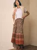 Harlow Skirt - Umber Folly Floral sold by Faherty