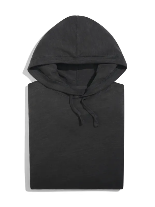 Sunwashed Slub Hoodie (Tall) - Graphite sold by Faherty