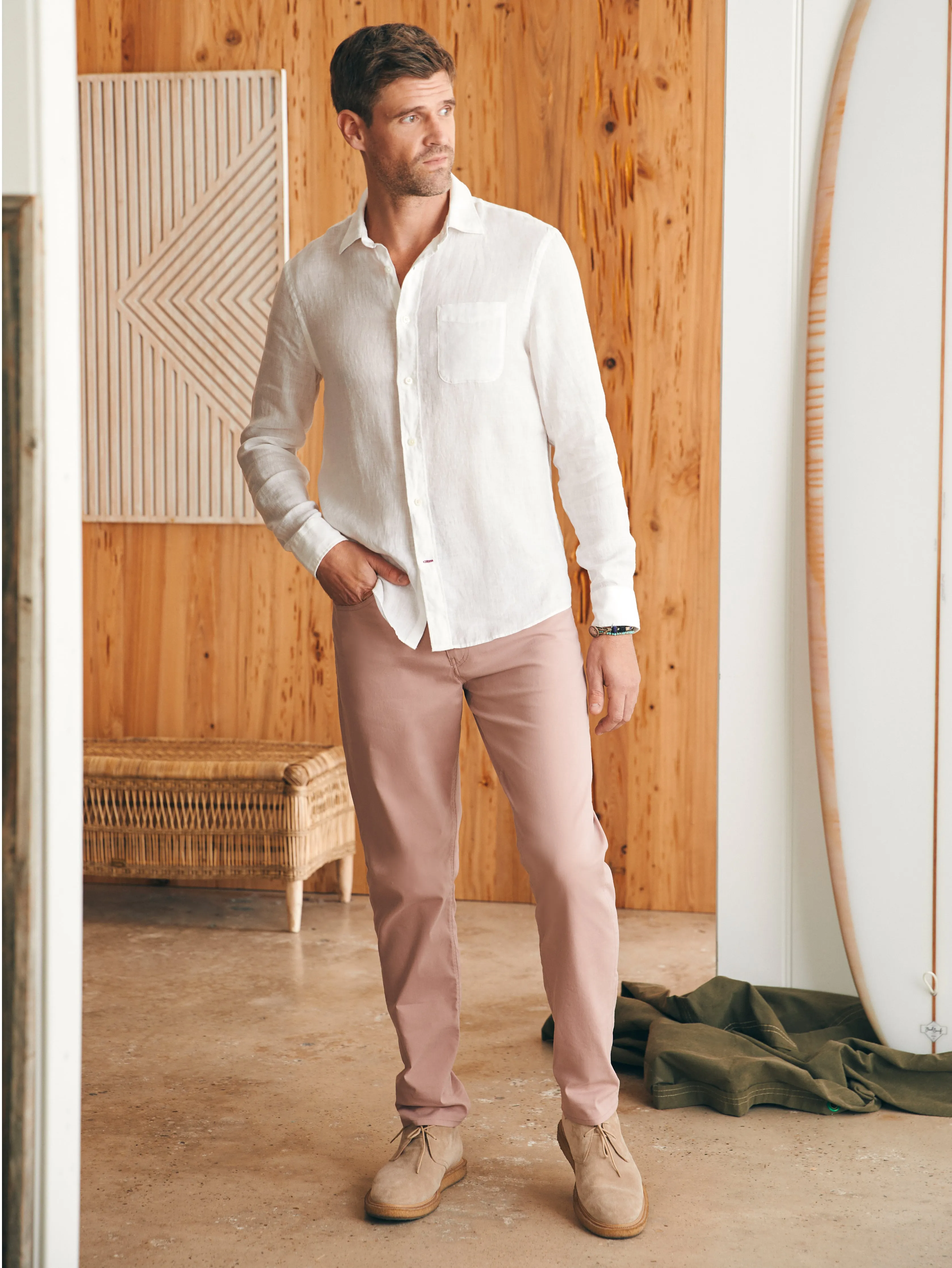 Movement™ 5-Pocket Pant (34" Inseam) - Spring Quartz sold by Faherty product image thumbnail 2