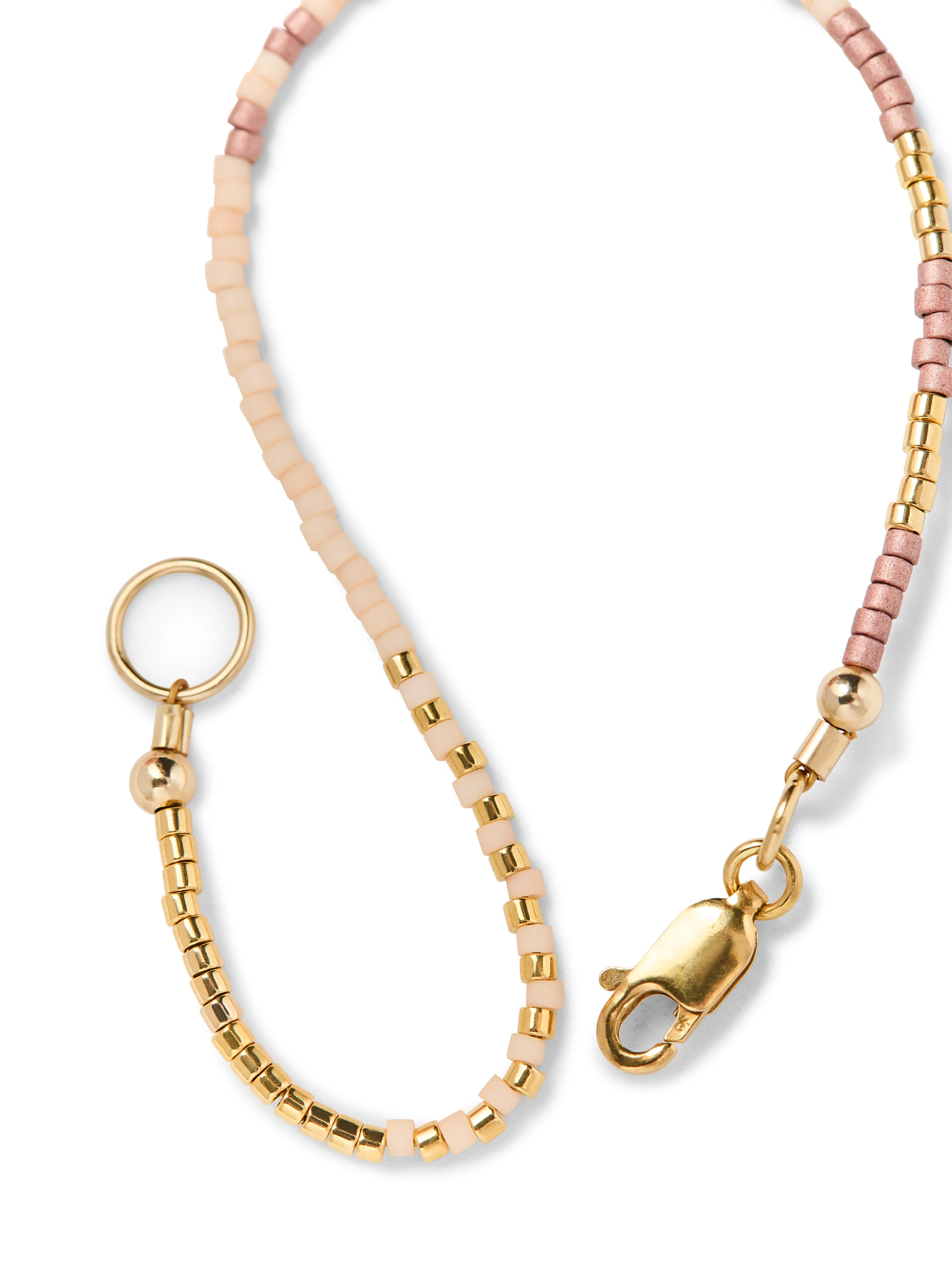 Faherty X Beyond The Sea Seed Bead Bracelet - Coral Multi sold by Faherty product image thumbnail 2