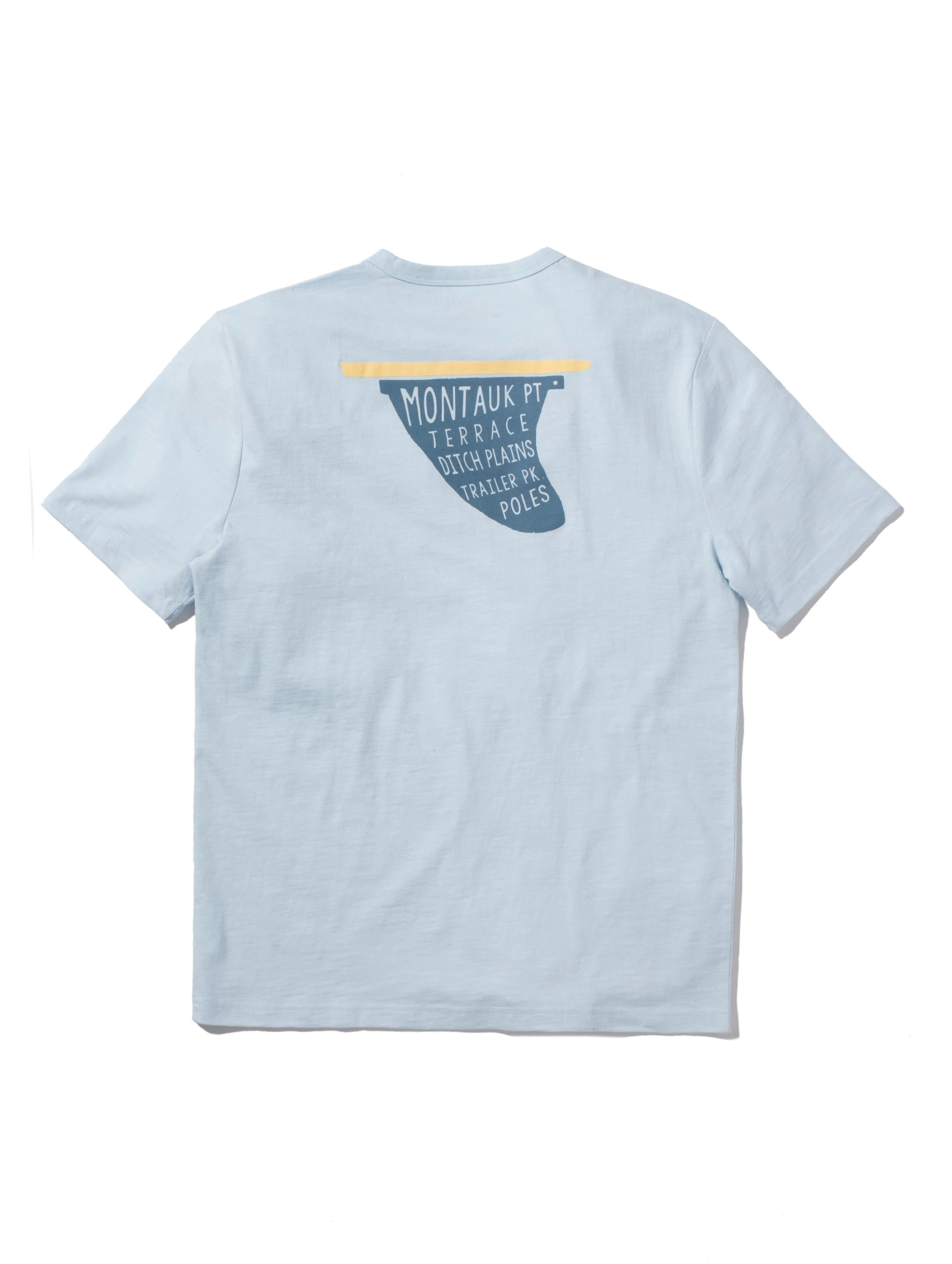 Montauk Short-Sleeve Crew T-Shirt - Blue Oasis sold by Faherty product image thumbnail 2