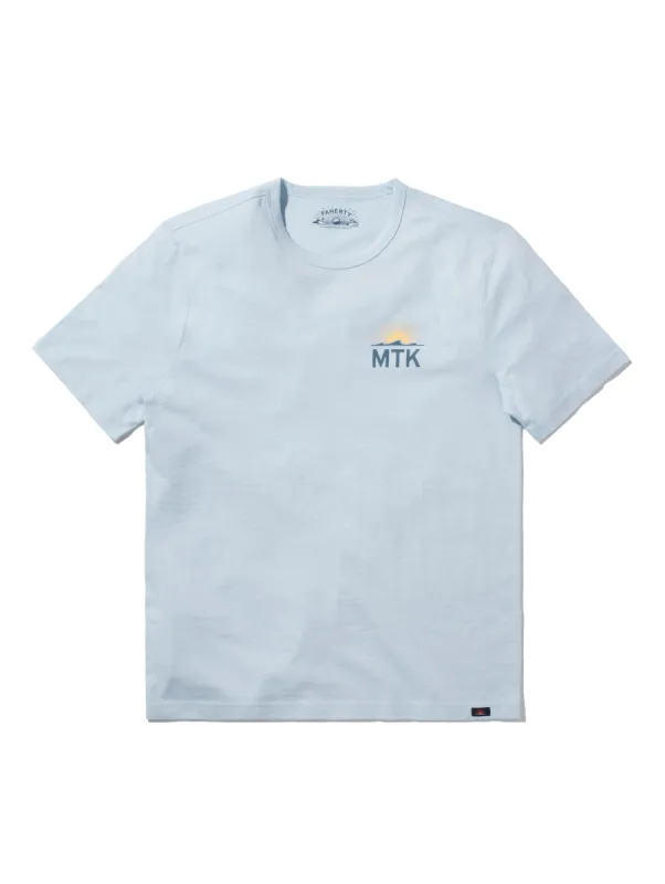 Montauk Short-Sleeve Crew T-Shirt - Blue Oasis sold by Faherty