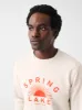 Spring Lake Long-Sleeve Terry Crewneck - Solar White sold by Faherty