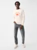 Spring Lake Long-Sleeve Terry Crewneck - Solar White sold by Faherty