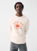 Spring Lake Long-Sleeve Terry Crewneck - Solar White sold by Faherty