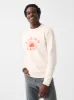 Spring Lake Long-Sleeve Terry Crewneck - Solar White sold by Faherty