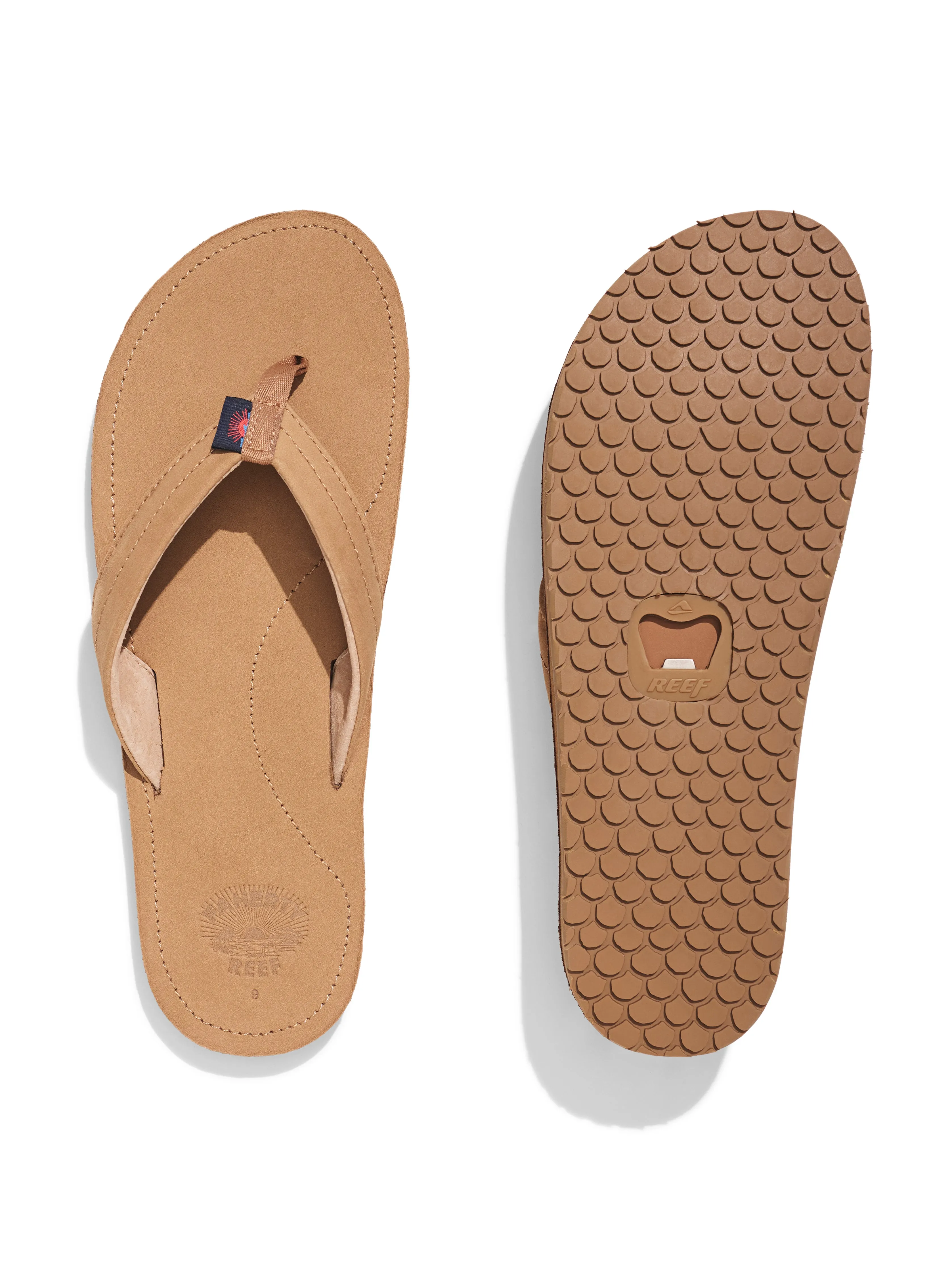 Faherty X REEF Women's Drift Away Flip Flop - Bronze sold by Faherty