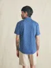 Short-Sleeve Hermosa Knit Shirt - Navy Atlas sold by Faherty