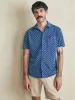 Short-Sleeve Hermosa Knit Shirt - Navy Atlas sold by Faherty