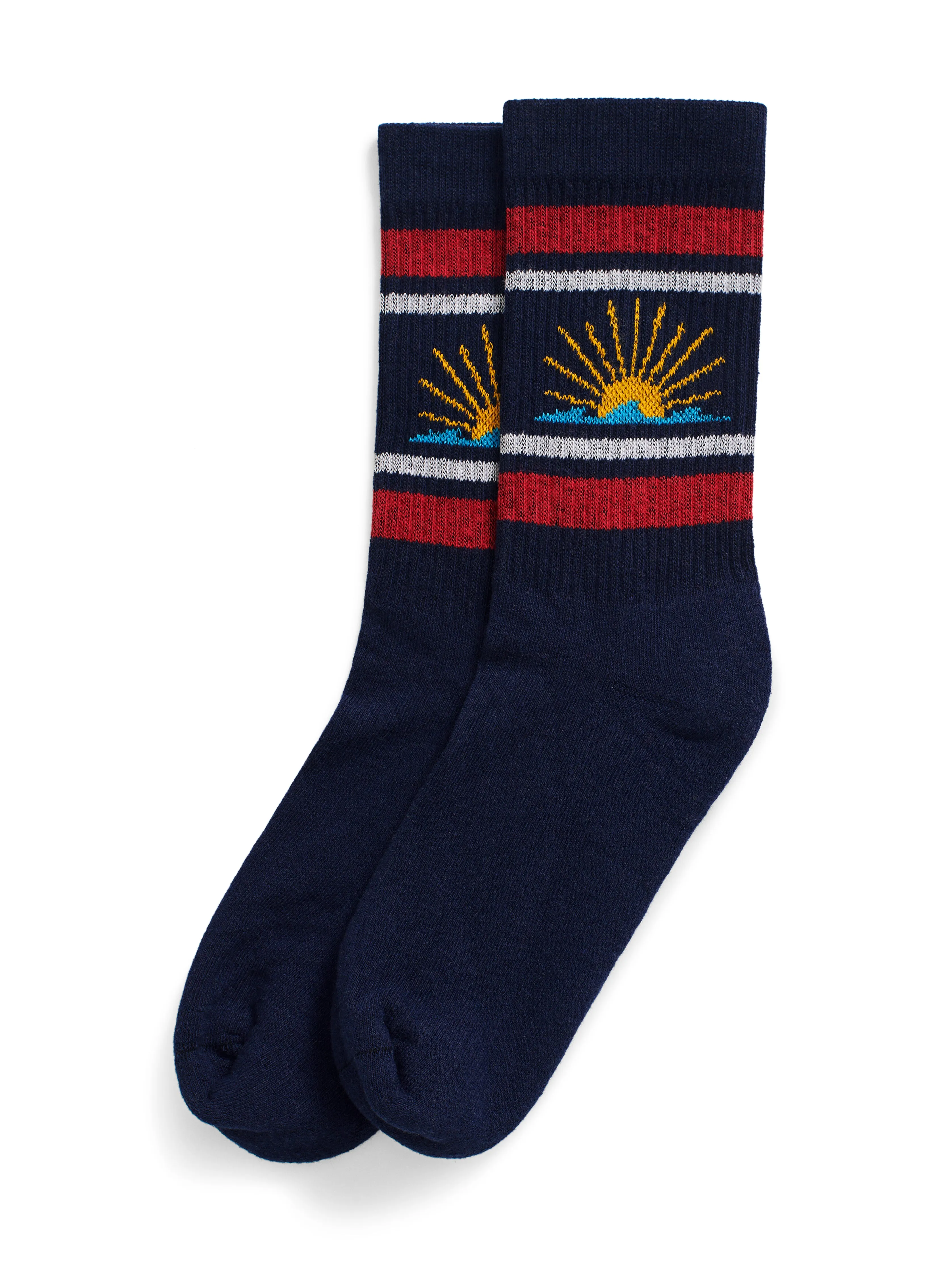 Sun & Waves™ Sock - Navy sold by Faherty