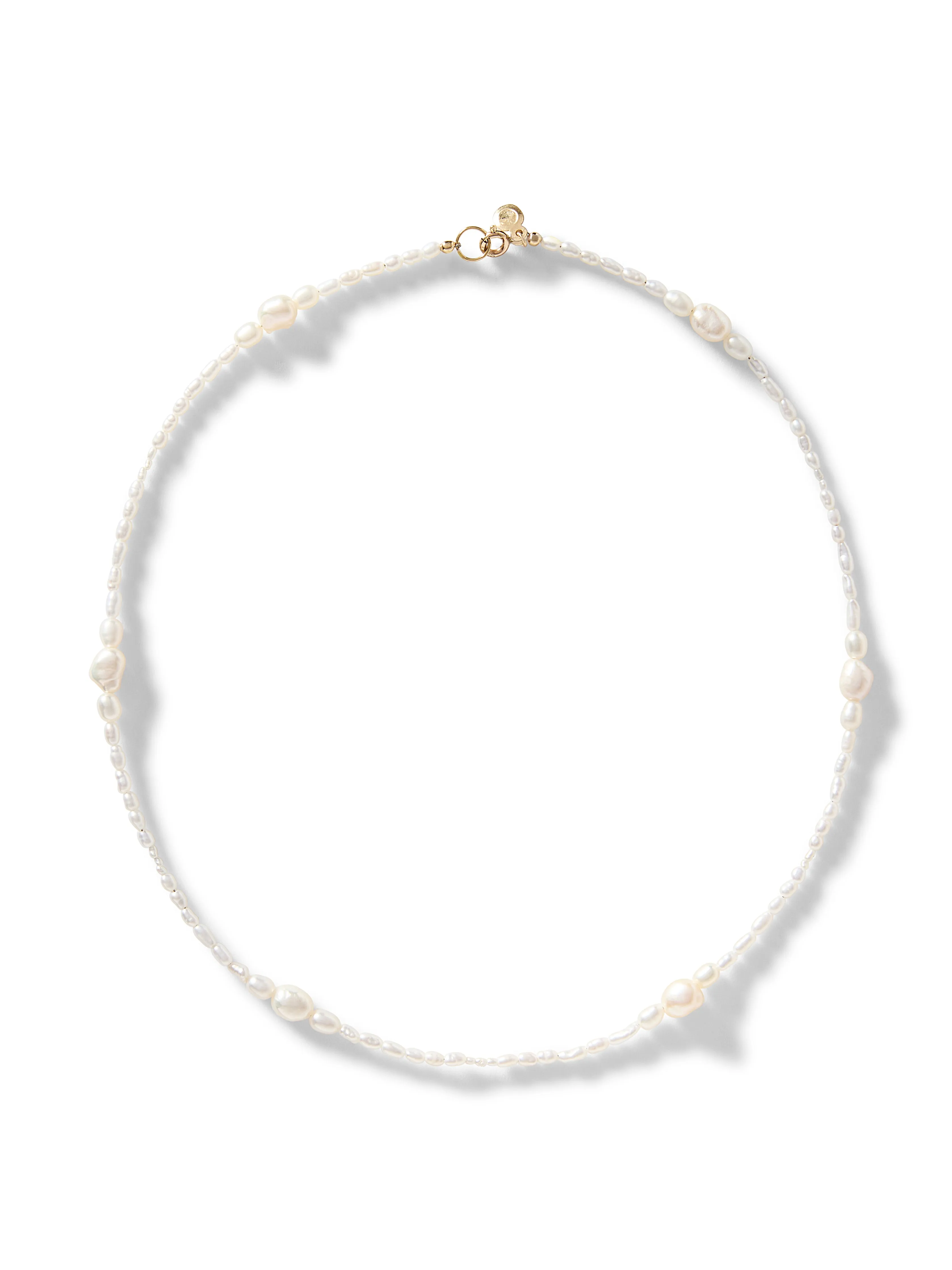 Swell Life Ebb And Flow Necklace - Pearl sold by Faherty