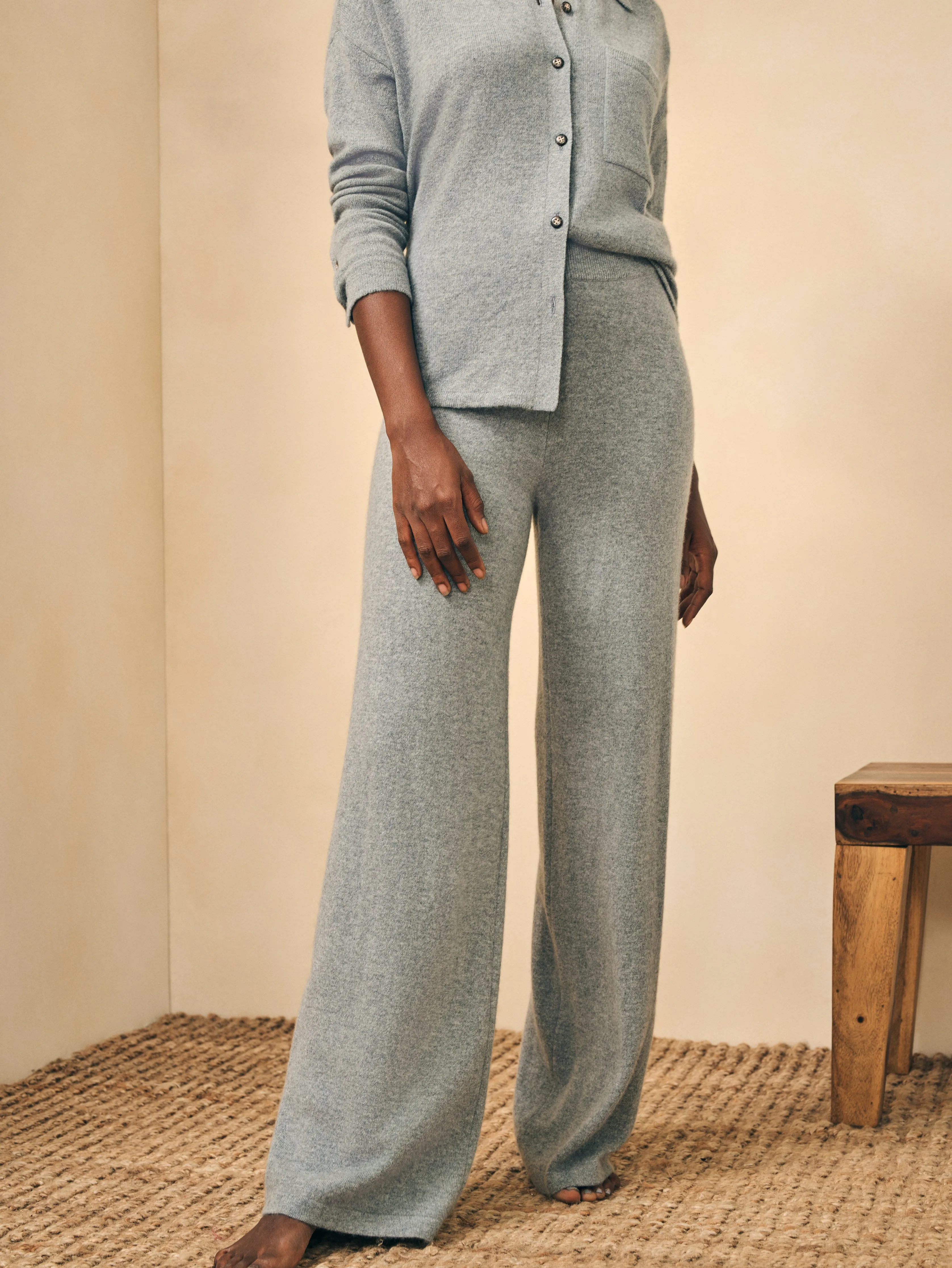 Cloud Cashmere™ Pant - Heather Grey sold by Faherty