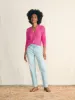 Miramar Linen Cardigan - Cone Flower sold by Faherty