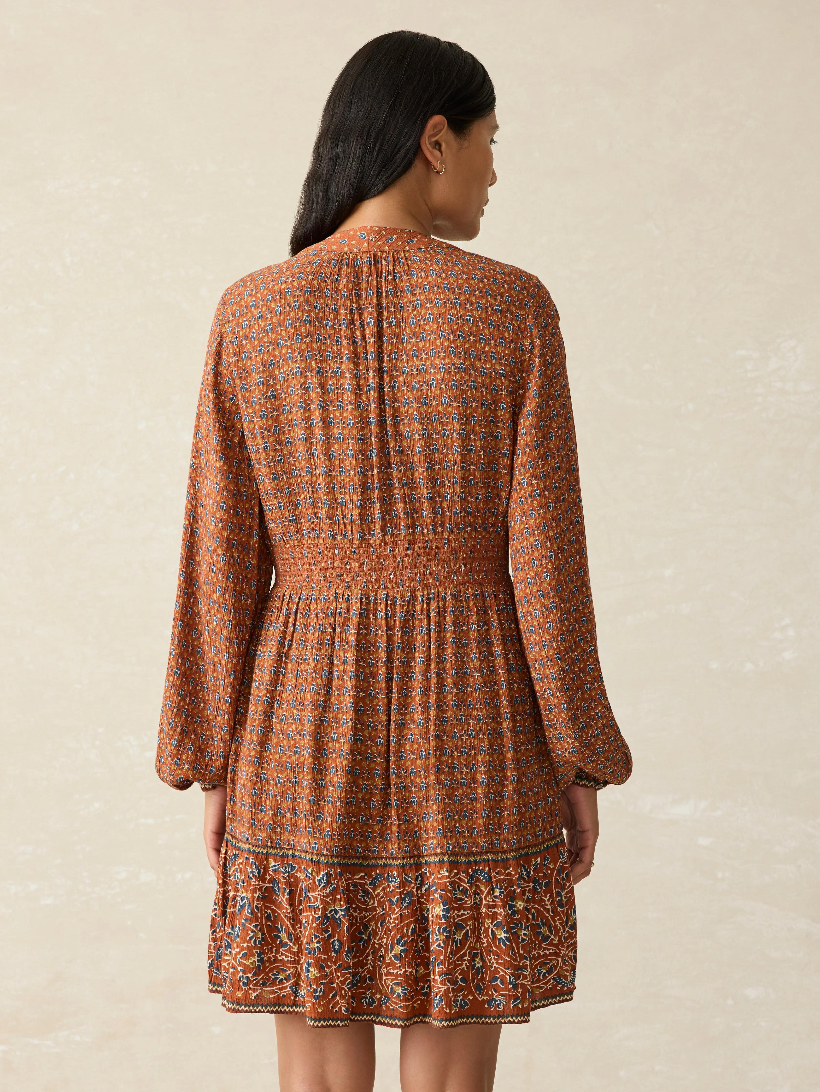 Woodstock Dress - Chestnut Blossom sold by Faherty product image thumbnail 5