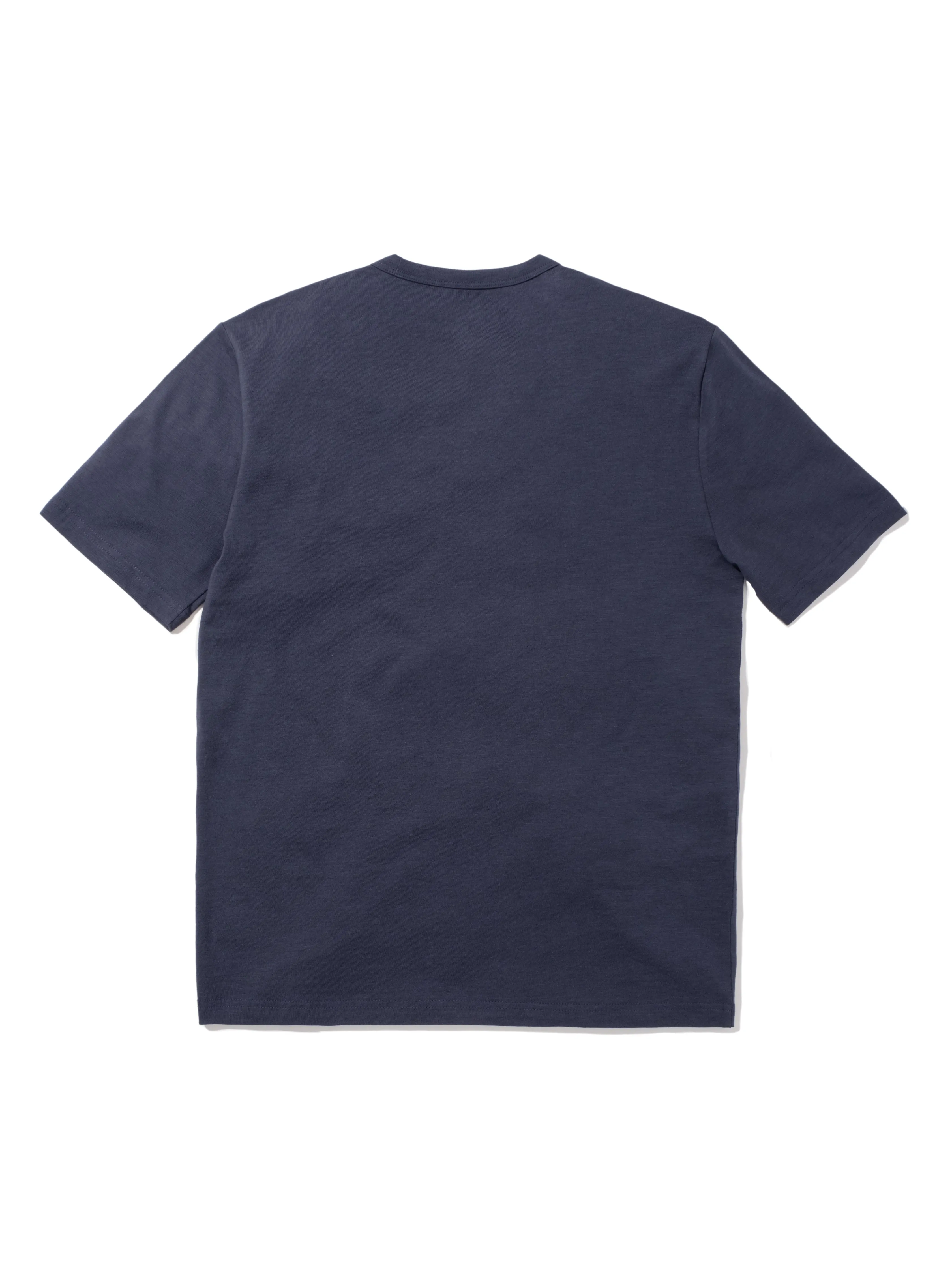 Spring Lake Short-Sleeve Crew T-Shirt - Dune Navy sold by Faherty product image thumbnail 2