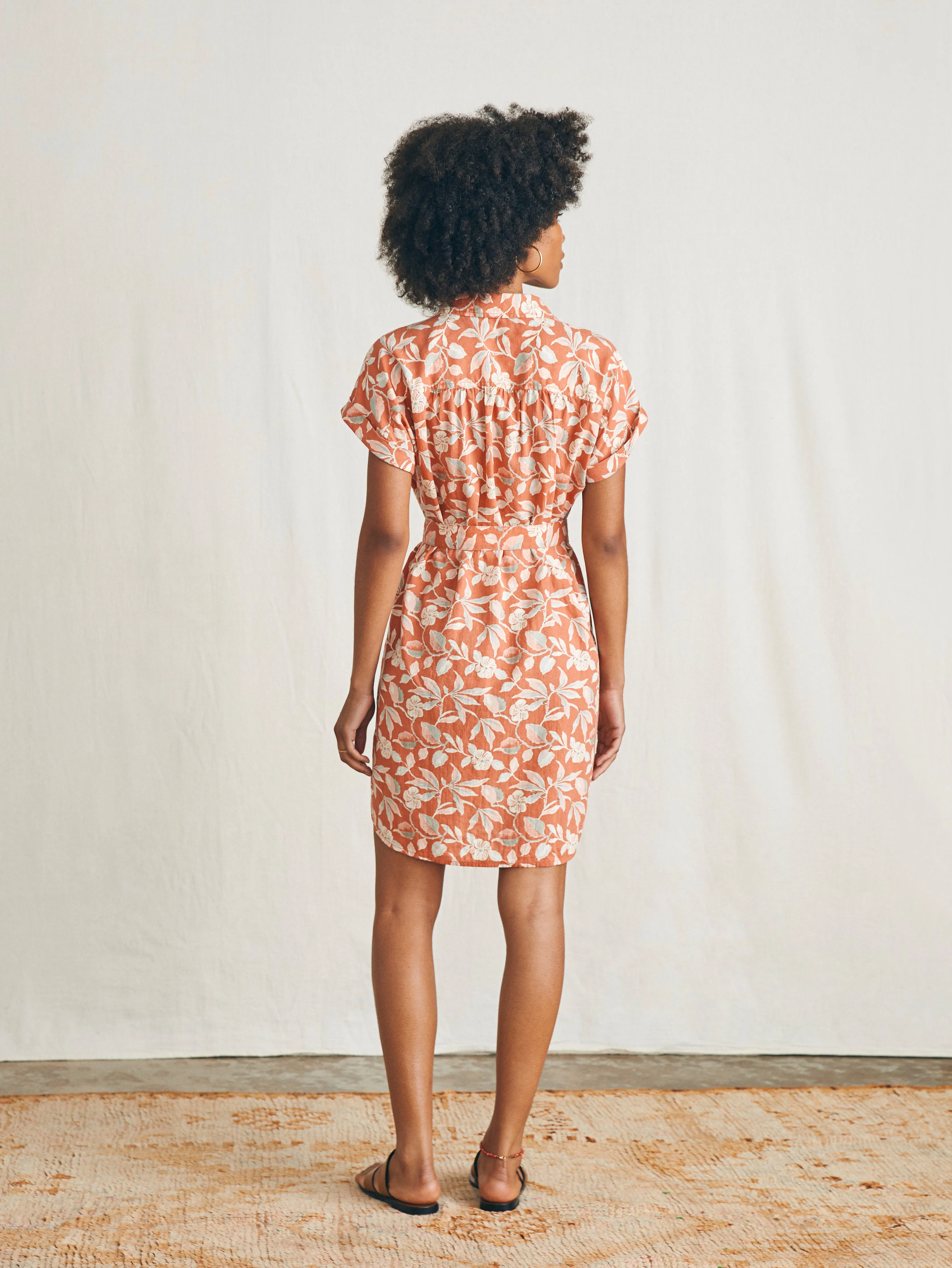 Breeze Shirtdress - Ginger Floral sold by Faherty product image thumbnail 5