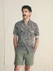 Short-Sleeve Breeze Shirt - Black Kaula sold by Faherty