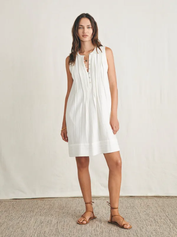 Isha Dress - White sold by Faherty