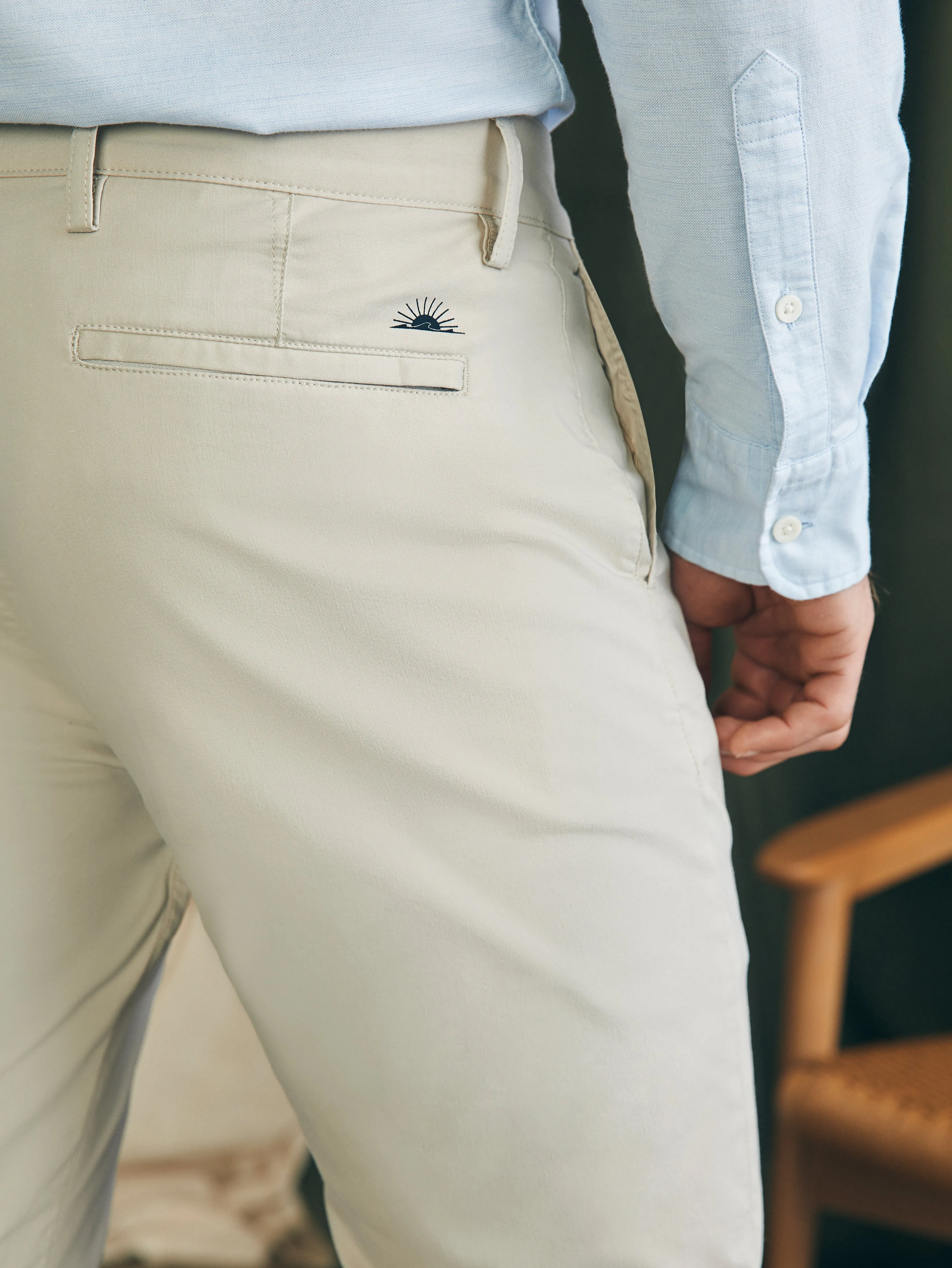 Movement™ Chino Pant (34" Inseam) - Light Sand sold by Faherty product image thumbnail 5