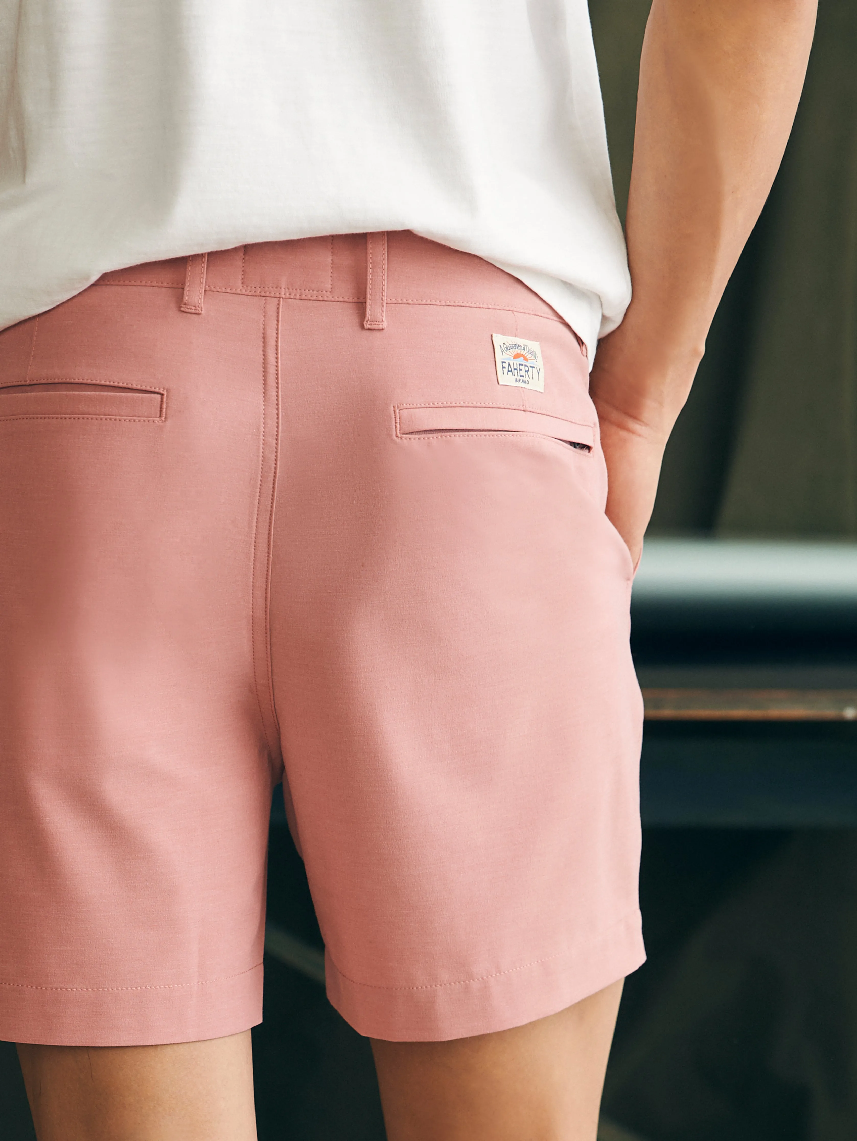 All Day™ Short 1.0 (5") - Faded Flag sold by Faherty product image thumbnail 5