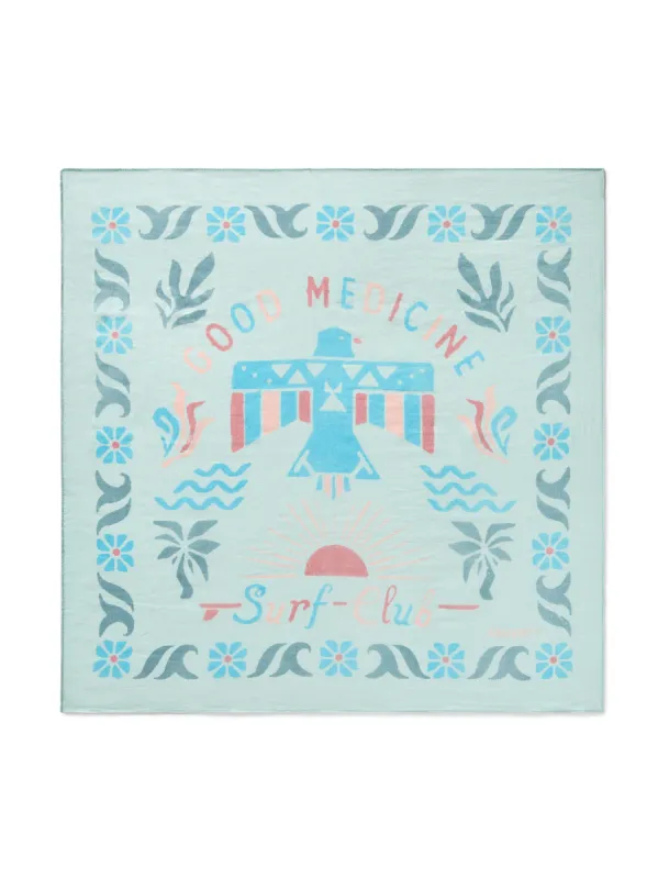 Steven Paul Judd Good Medicine Bandana - Sprout Green sold by Faherty