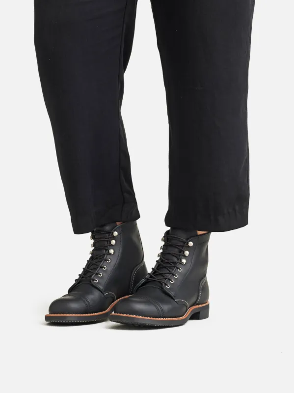 Red Wing Women's Iron Ranger - Black Harness Leather sold by Faherty