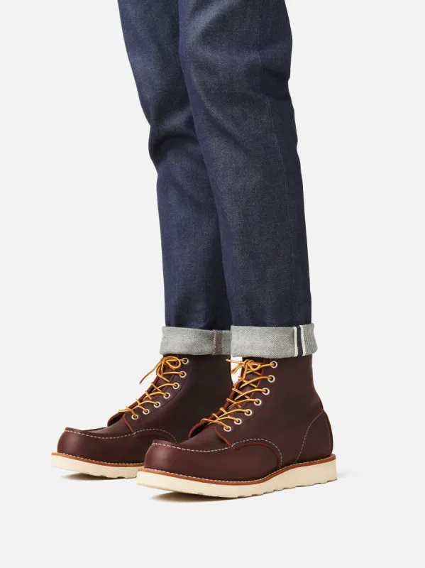 Red Wing Men's Classic Moc - Briar Oil Slick Leather sold by Faherty