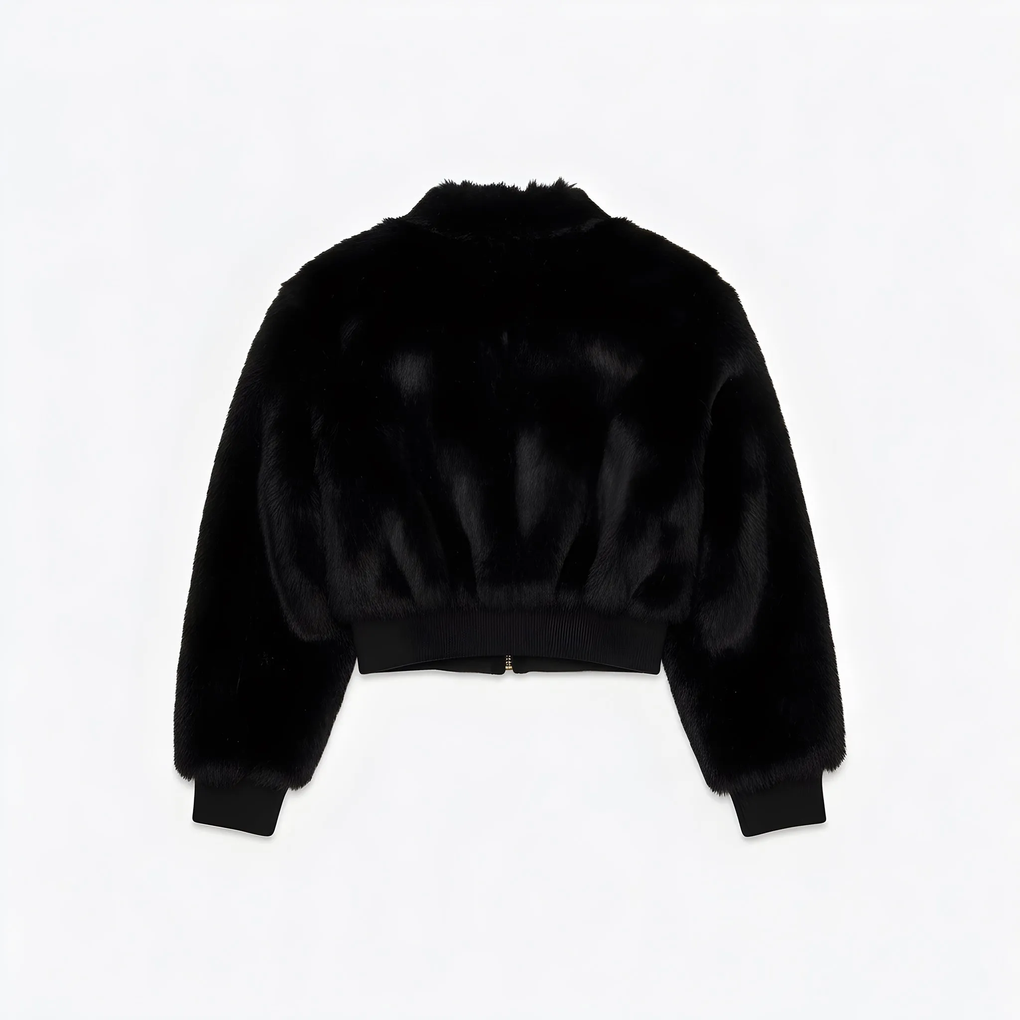 BLACK FUR PUFFY BLOUSON sold by Faith Connexion product image thumbnail 2