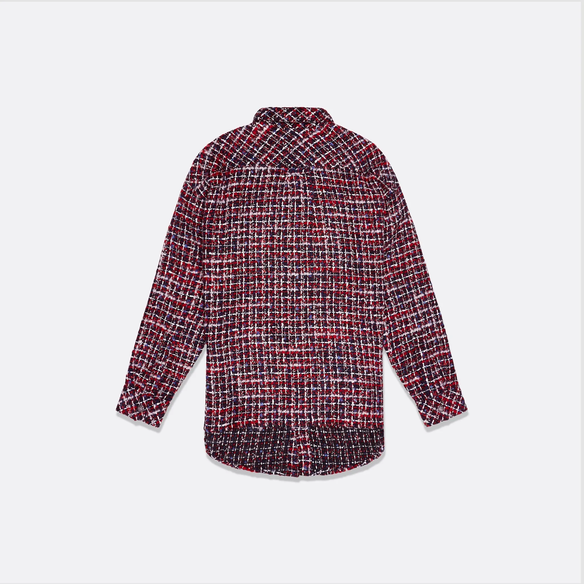 UNISEX OVERSIZED RED TWEED SHIRT sold by Faith Connexion product image thumbnail 2