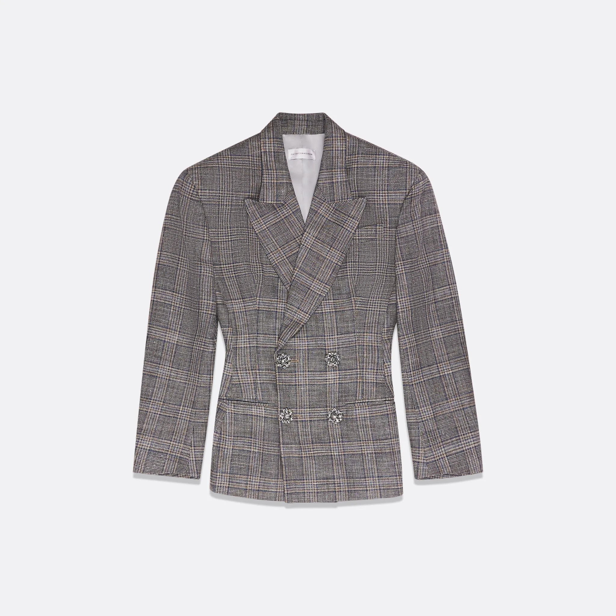 WOMEN'S TAILORED JACKET WITH LARGE SHOULDERS sold by Faith Connexion