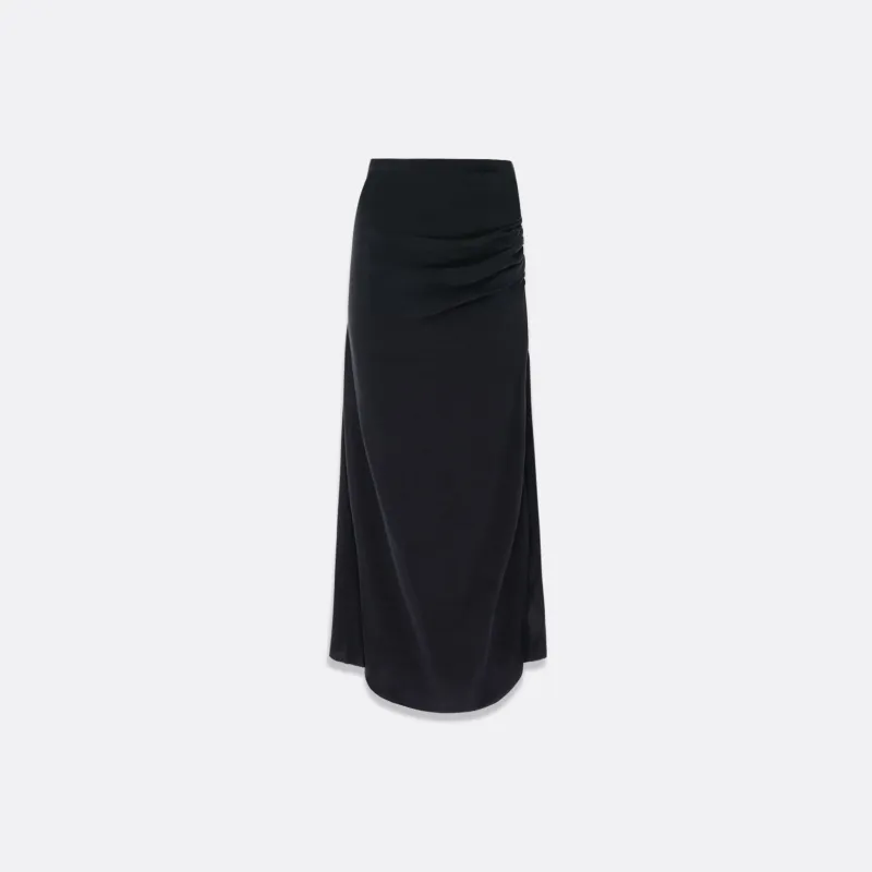 WOMEN'S SLIT DRAPED LONG SKIRT sold by Faith Connexion