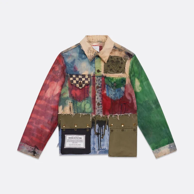 UPCYCLED DENIM JACKET sold by Faith Connexion