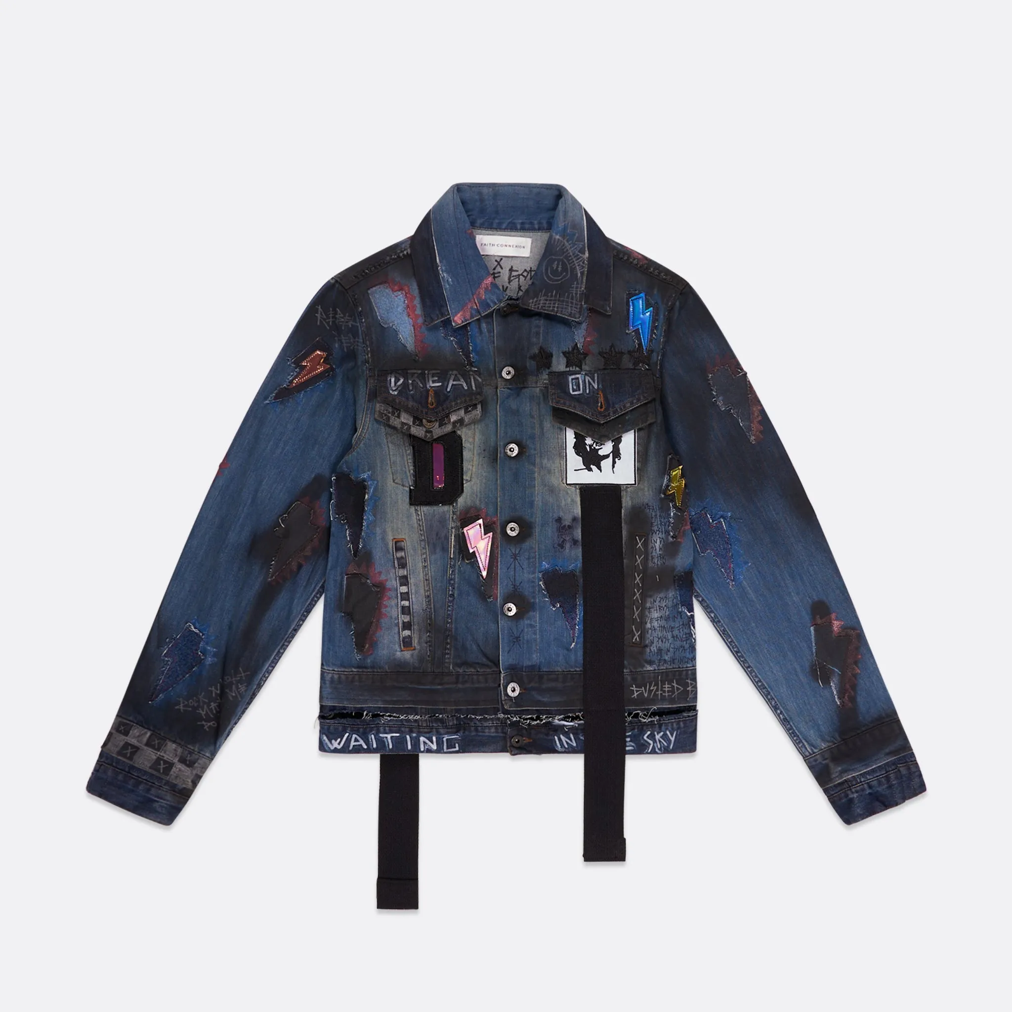 UPCYCLED DENIM JACKET sold by Faith Connexion