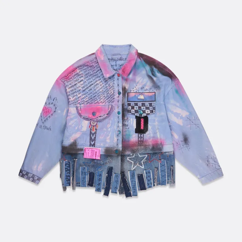 UPCYCLED DENIM JACKET&nbsp; sold by Faith Connexion