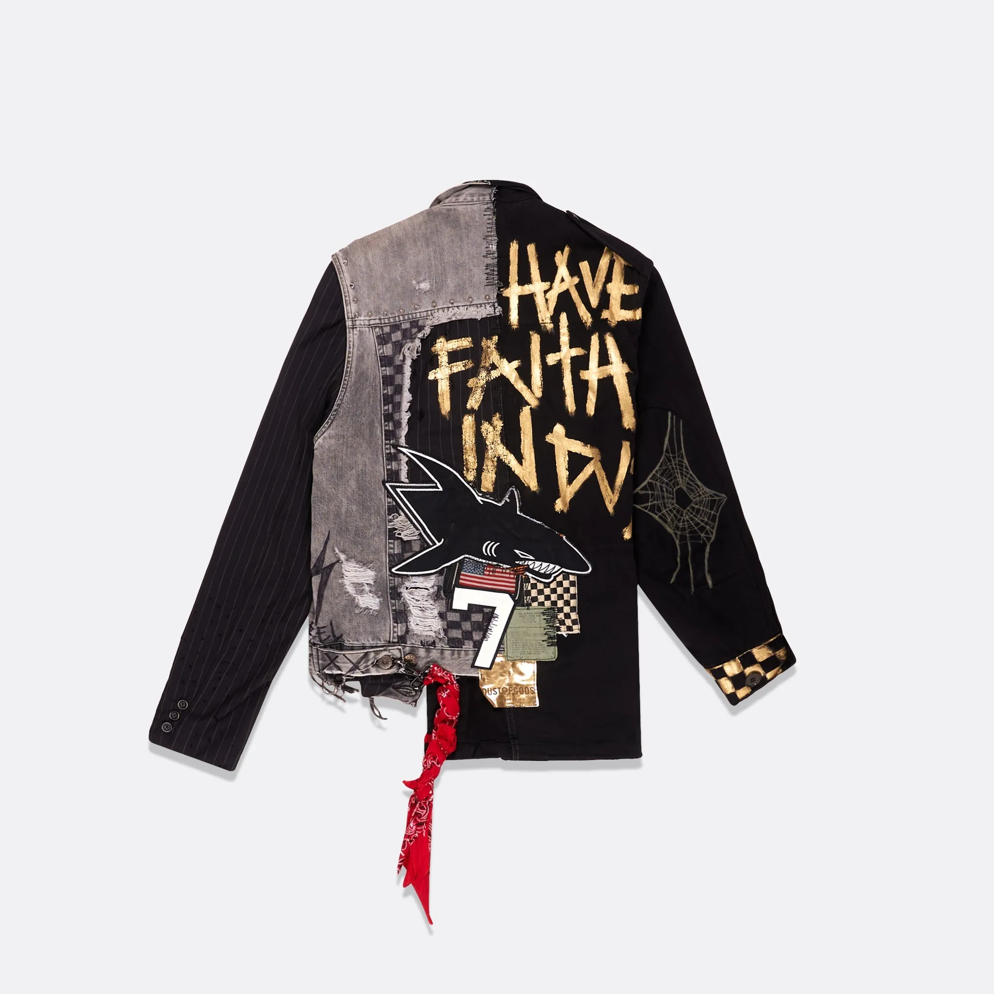 UPCYCLED MIXED DENIM AND JACKET sold by Faith Connexion product image thumbnail 2