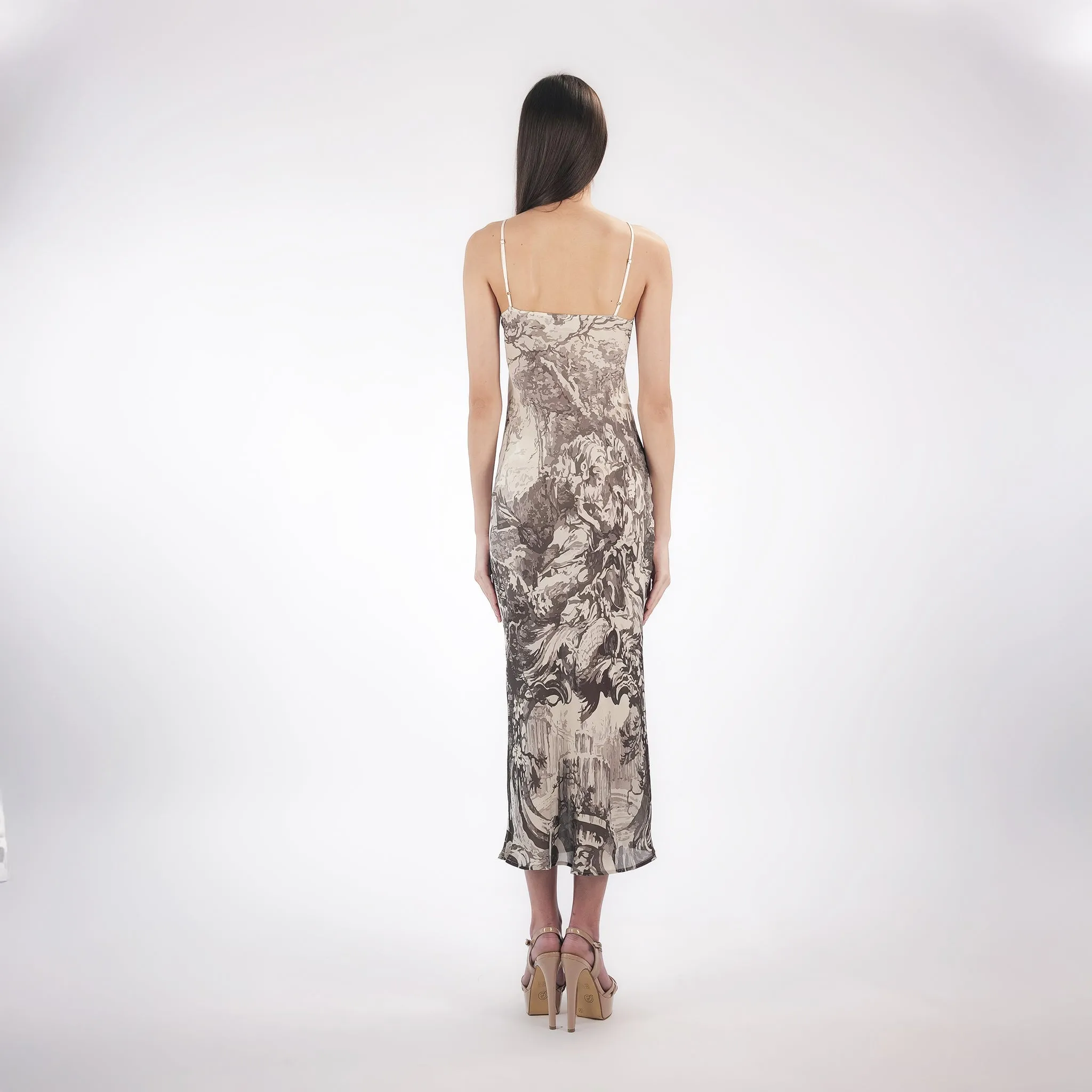 GARDEN SLIP DRESS IN DOUBLE GEORGETTE | STEVEN ALVAREZ sold by Faith Connexion product image thumbnail 2