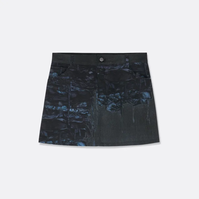 TROMPE L'OEIL PRINT SKIRT | EDGAR AGUILAR sold by Faith Connexion
