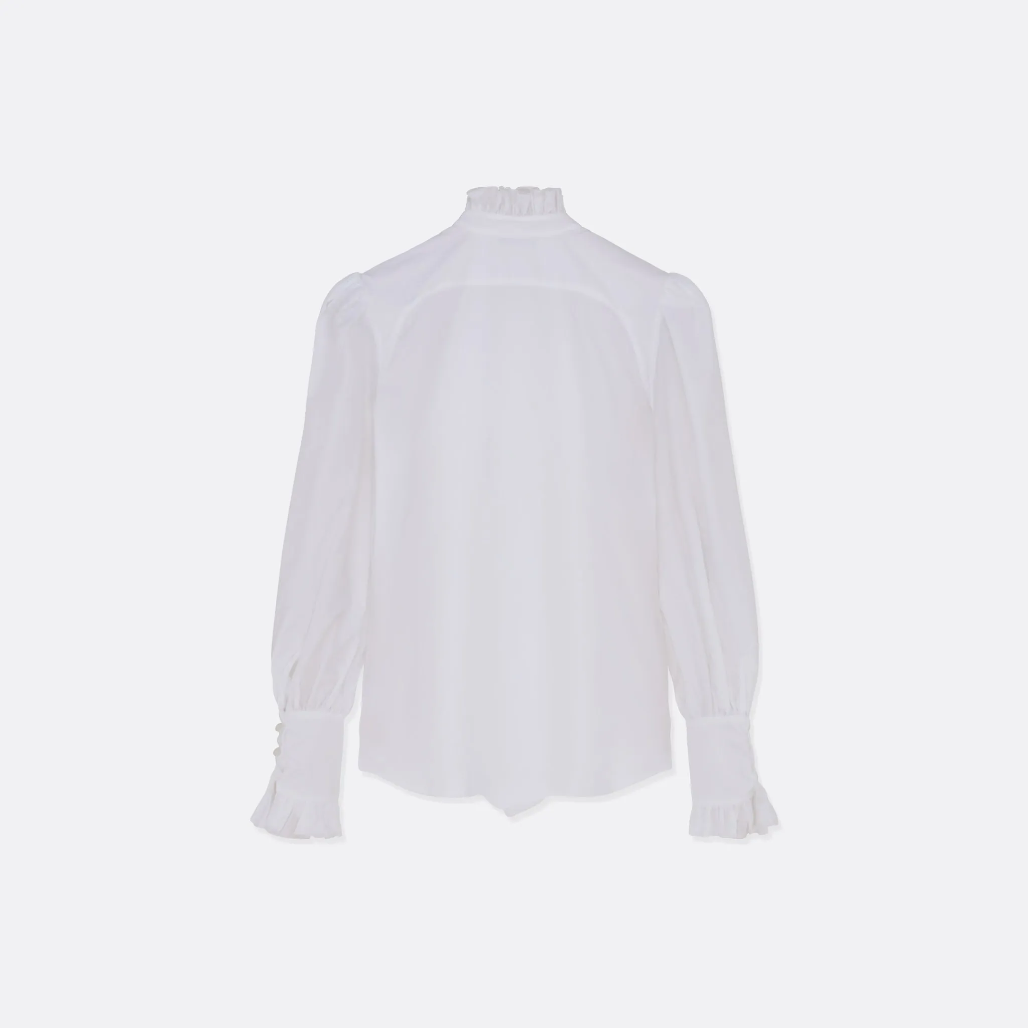 WHITE RUFFLED BLOUSE sold by Faith Connexion product image thumbnail 2
