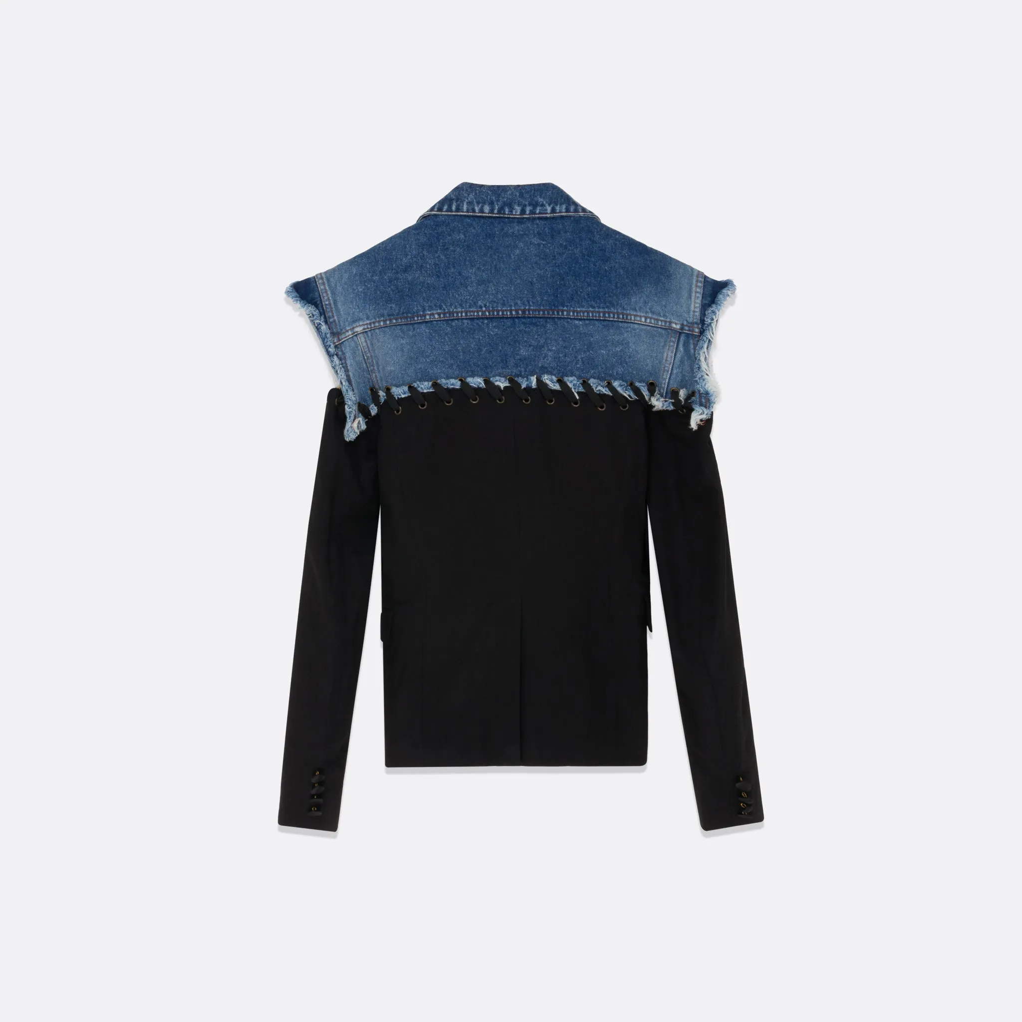 MIXED-FABRIC BLAZER sold by Faith Connexion product image thumbnail 2