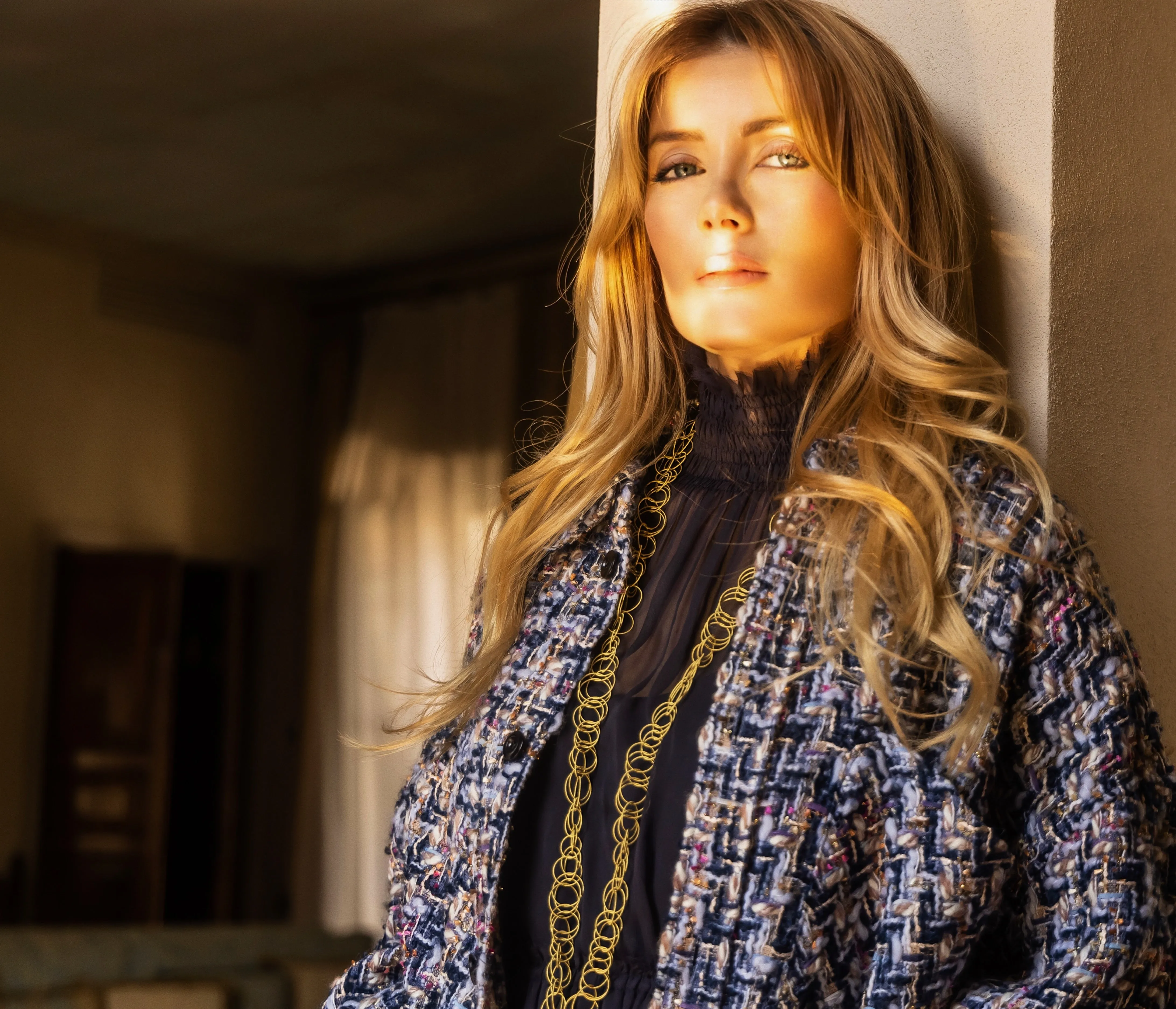 OVERSIZED TWEED SHIRT UNISEX sold by Faith Connexion product image thumbnail 3