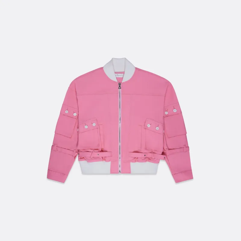 UNISEX BOMBER JACKET WITH RIBBED COLLAR sold by Faith Connexion