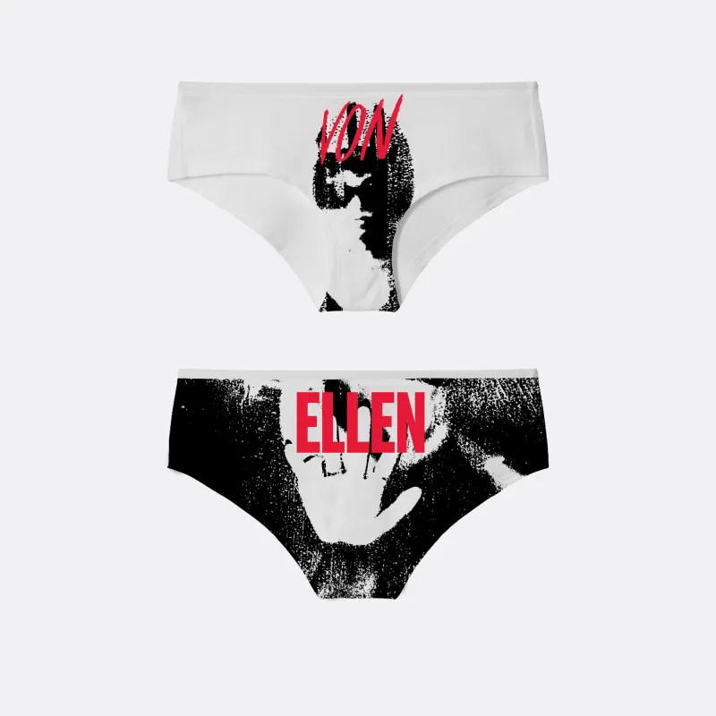 STEAMY! PRINTED PANTIES | Ellen Von Unwerth sold by Faith Connexion