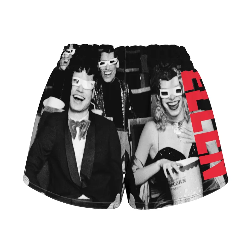 3D! RETRO GYM SHORTS UNISEX | Ellen Von Unwerth made by Faith Connexion