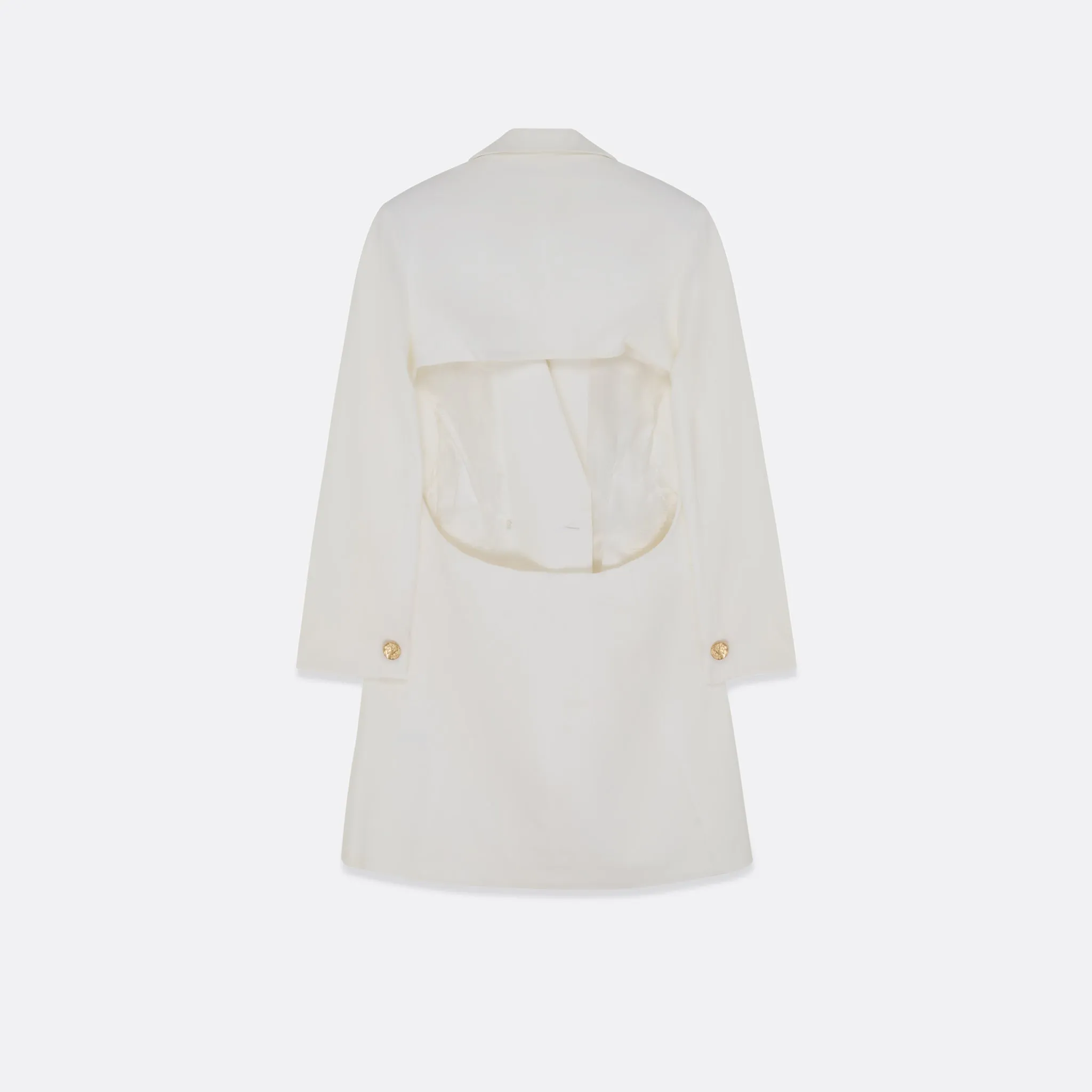 DOUBLE-BREASTED OPEN-BACK DRESS JACKET sold by Faith Connexion product image thumbnail 2