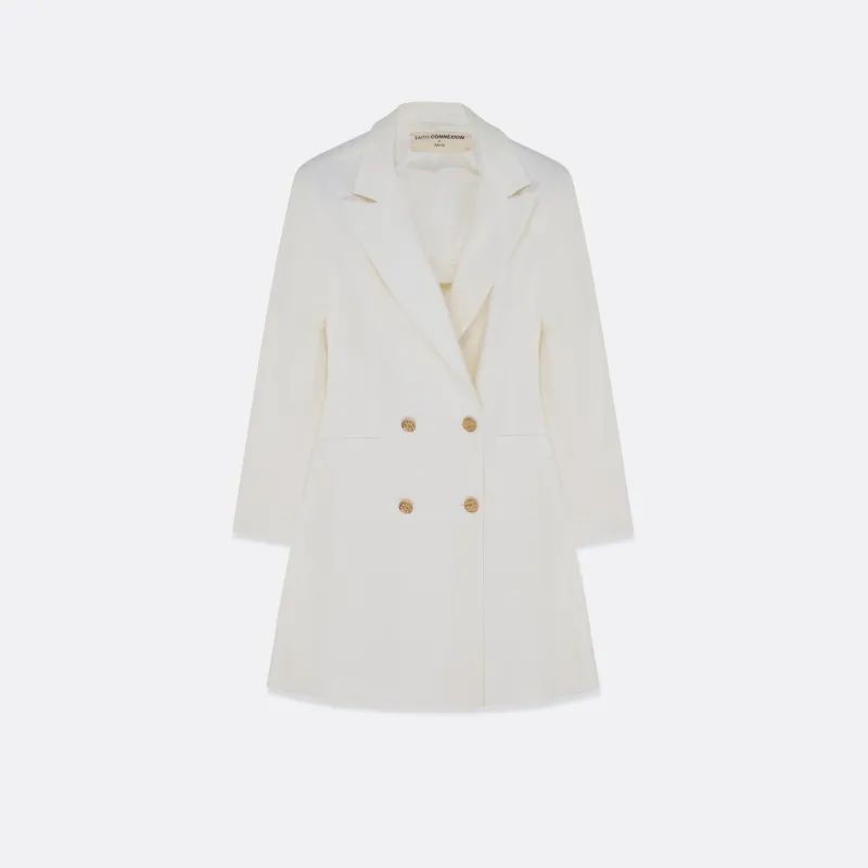 DOUBLE-BREASTED OPEN-BACK DRESS JACKET made by Faith Connexion